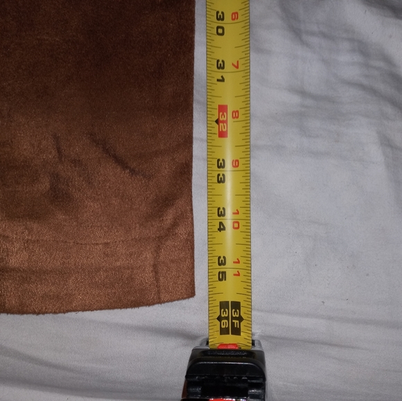 Faux suede stretchy leggings - Picture 2 of 4